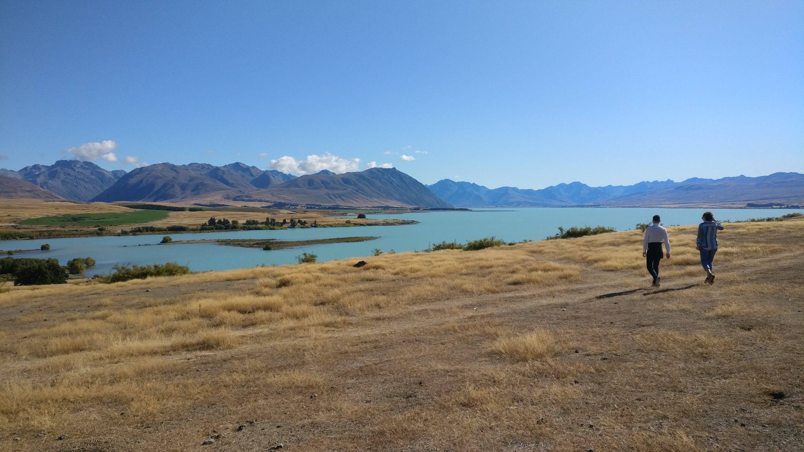 Peninsula Walkway, looking north over Lake Tekapo